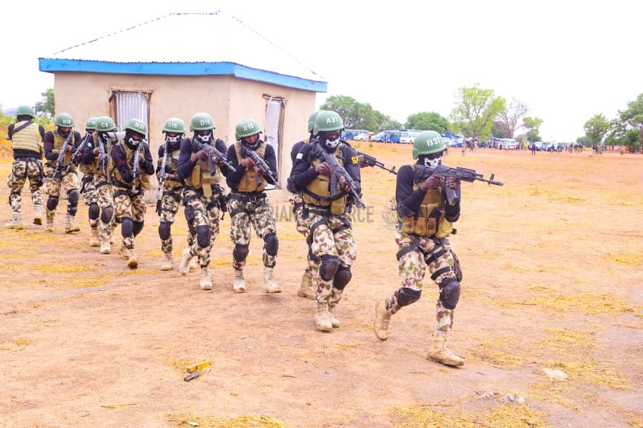 NAF GRADUATES NEW BATCH OF SPECIAL FORCES, CSAR OPERATIVES AS CAS INSPECTS ISOLATION WARD, COMMISSIONS TRAINING POOL FOR REGIMENT PERSONNEL IN BAUCHI