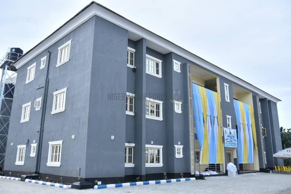 PERSONNEL WELFARE RECEIVES BOOST AS NAF COMMISSIONS TWO ADDITIONAL BLOCKS OF RESIDENTIAL ACCOMMODATION FOR OFFICERS IN LAGOS