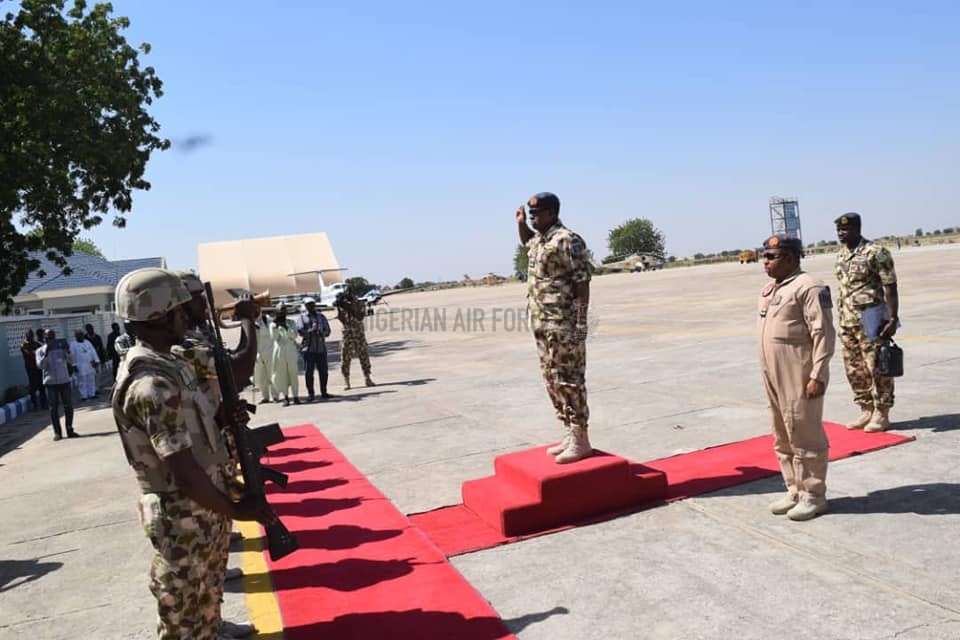 CAS COMMENDS AIR TASK FORCE ON SUCCESSES, CHARGES THEM TO REMAIN RESOLUTE AS HE COMMISSIONS NEWLY COMPLETED PROJECTS IN MAIDUGURI