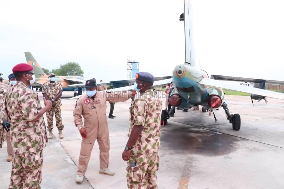 COUNTER-INSURGENCY: CAS COMMENDS AIR TASK FORCE, CHARGES THEM TO INTENSIFY OPERATIONS FOR TOTAL DEFEAT OF INSURGENTS
