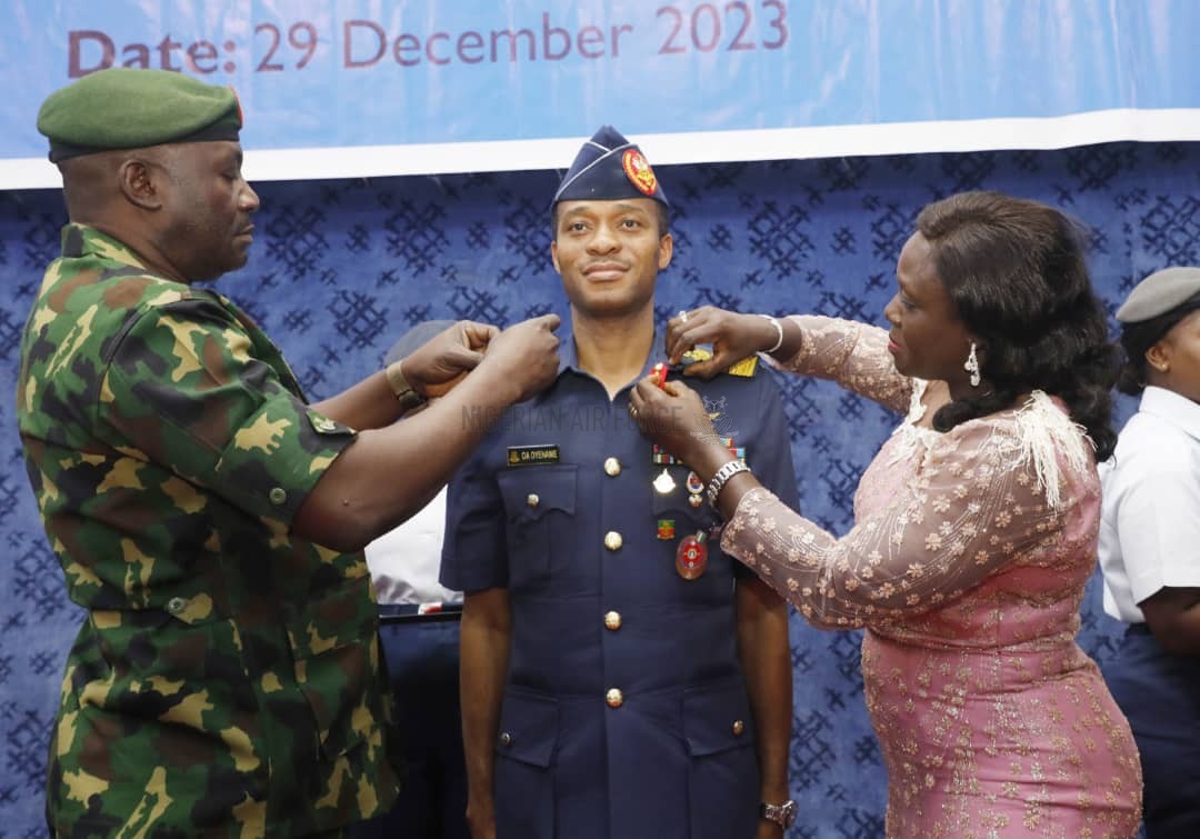 NAF DECORATES NEWLY PROMOTED SENIOR OFFICERS