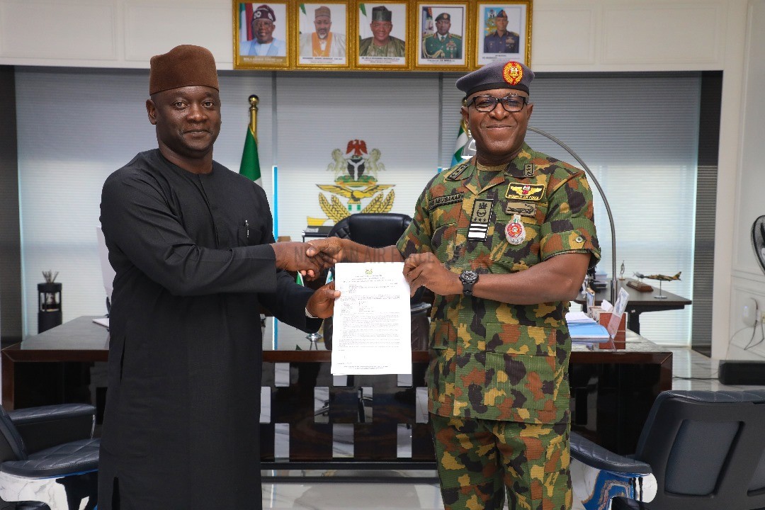 PERSONNEL WELFARE: CAS RECEIVES LAND DOCUMENTS FOR POST SERVICE HOUSING SCHEMES IN KADUNA STATE