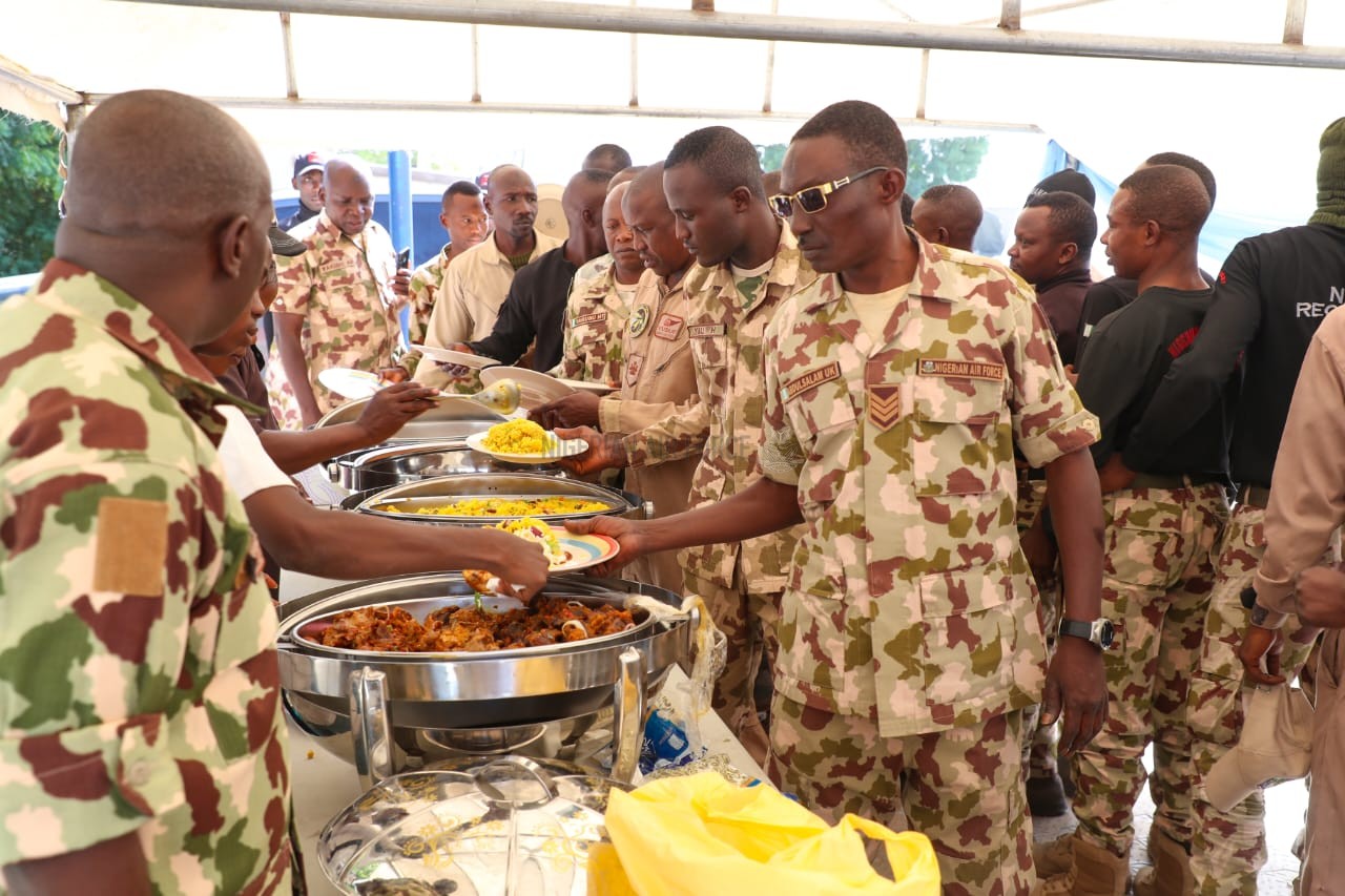 A SAFE AND SECURE NIGERIA IN SIGHT, SAYS CAS AS HE FETES TROOPS IN MAIDUGURI