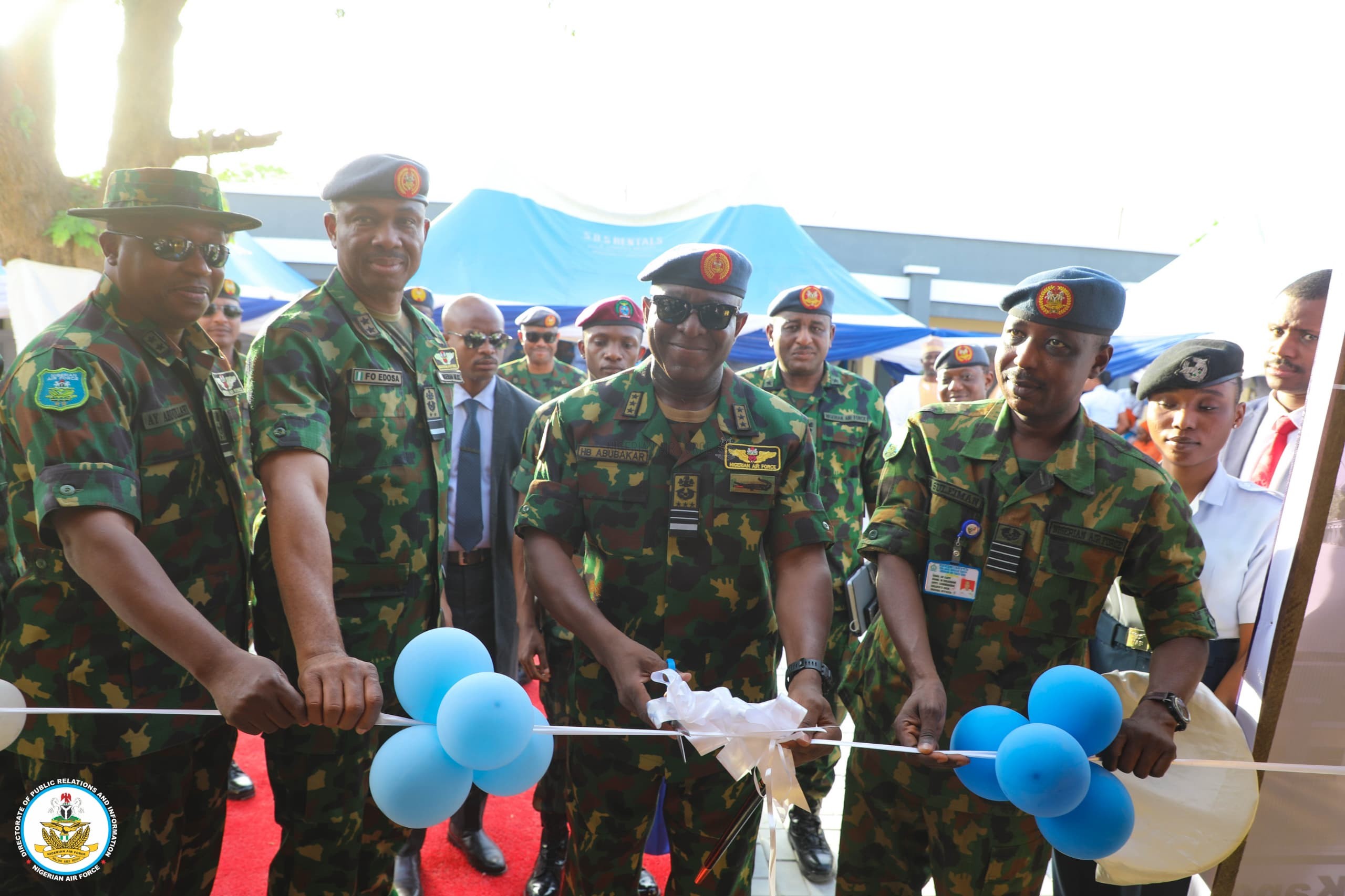 WELFARE OF OUR PERSONNEL REMAINS TOP PRIORITY, SAYS CAS AS HE COMMISSIONS PROJECTS IN NAF BASE KANO