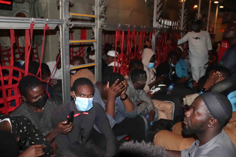 NAF EVACUATES 94 NIGERIANS FROM SUDAN