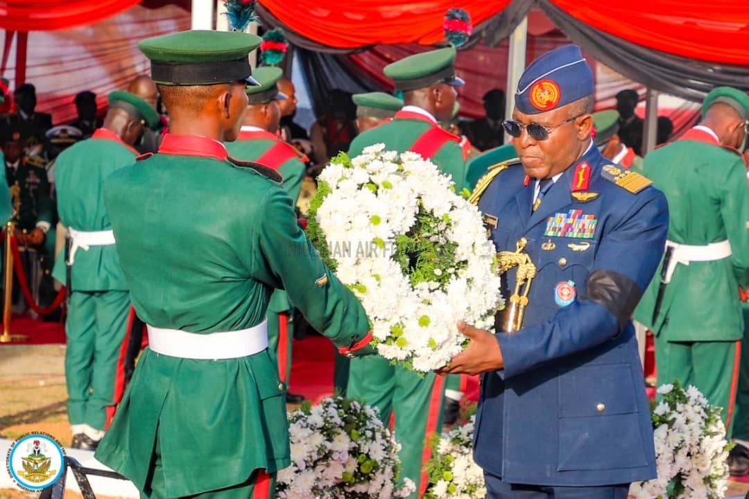 CAS PAYS TRIBUTE TO LATE CHIEF OF ARMY STAFF, LIEUTENANT GENERAL TAOREED LAGBAJA