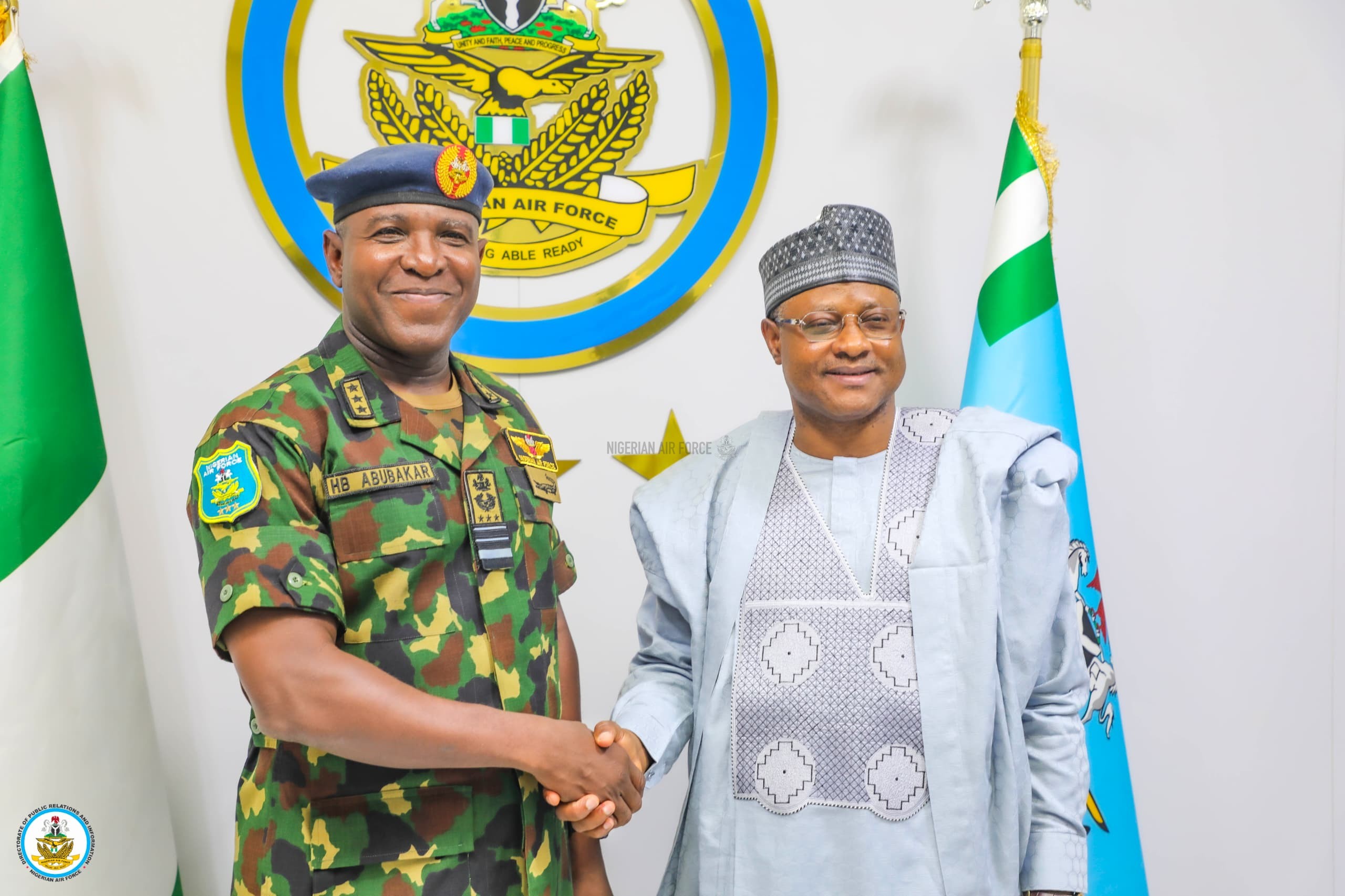 GOV UBA SANI COMMENDS NAF, PRESENTS CERTIFICATE OF OCCUPANCY TO CAS FOR POST SERVICE HOUSING SCHEME