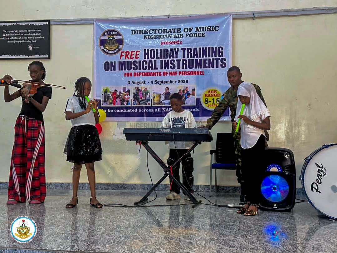 NAF EMPOWERS DEPENDENTS, NURTURES TALENT AND CONFIDENCE THROUGH HOLIDAY MUSIC TRAINING