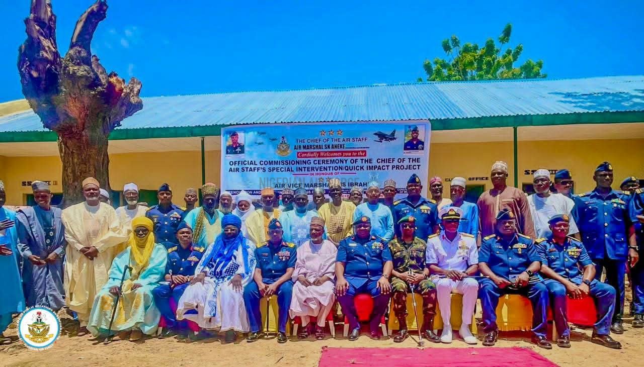 NAF STRENGTHENS SECURITY THROUGH COMMUNITY DEVELOPMENT, COMMISSIONS CAS SPECIAL INTERVENTION PROJECT IN KANO