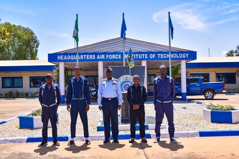 YOUTH EMPOWERMENT: NAF HOSTS FOUR TALENTED NIGERIAN YOUTHS WHO PRODUCED PROTOTYPE AIRCRAFT