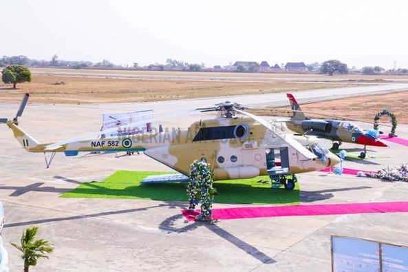 PHOTO NEWS: INDUCTION OF MI-171E HELICOPTER INTO NAF INVENTORY
