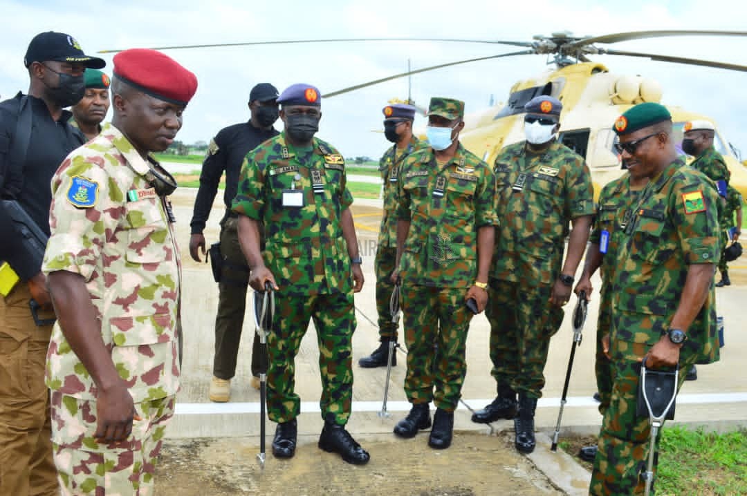 CAS ON OPERATIONAL VISIT TO GUSAU, CAUTIONS TROOPS TO BE FOCUSED AND VIGILANT