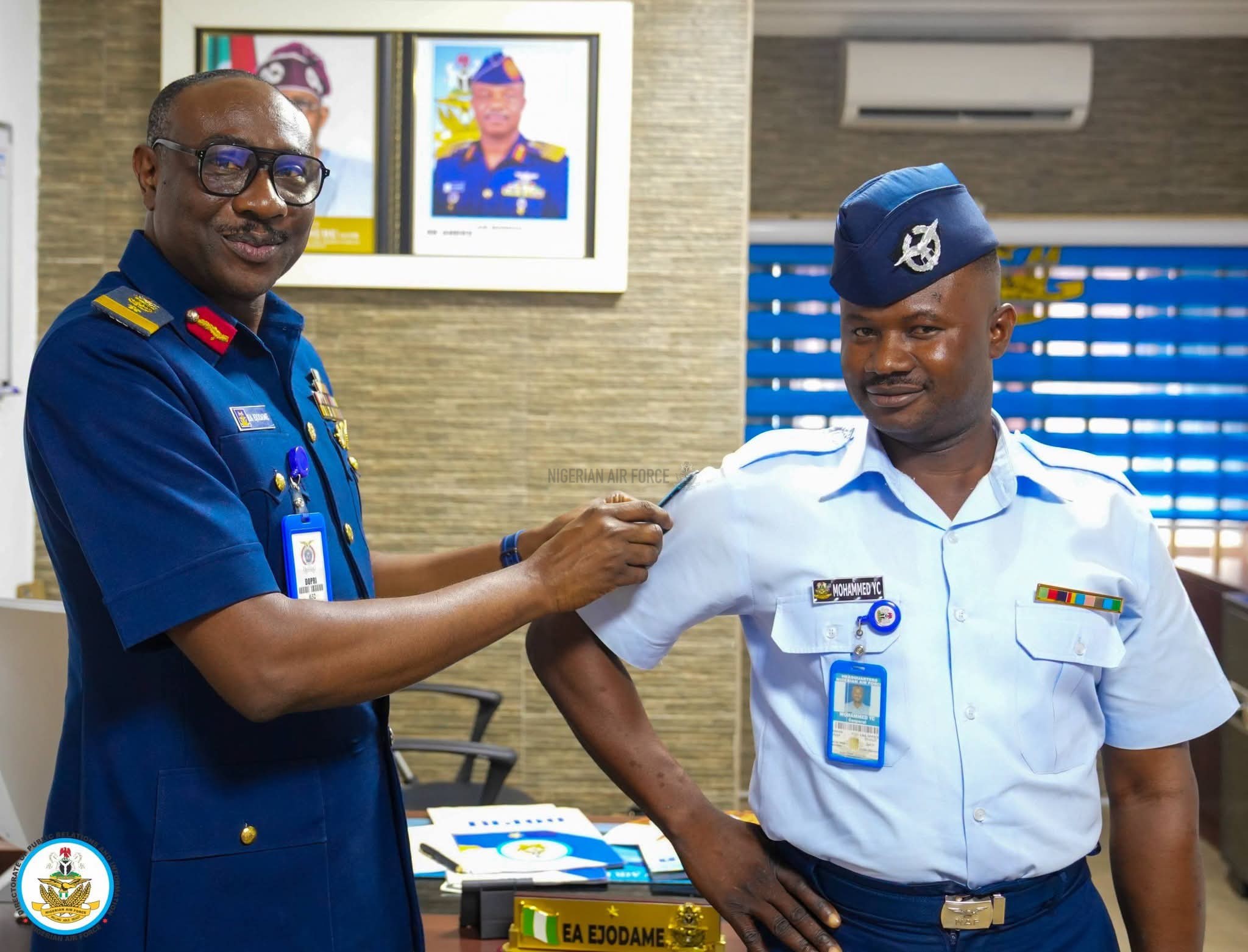 NAF DECORATES PROMOTED PERSONNEL, REINFORCES COMMITMENT TO PROFESSIONAL EXCELLENCE