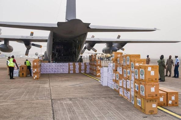 NAF COMMENCES AIRLIFT OF COVID-19 RELIEF MATERIALS TO WEST AFRICAN COUNTRIES