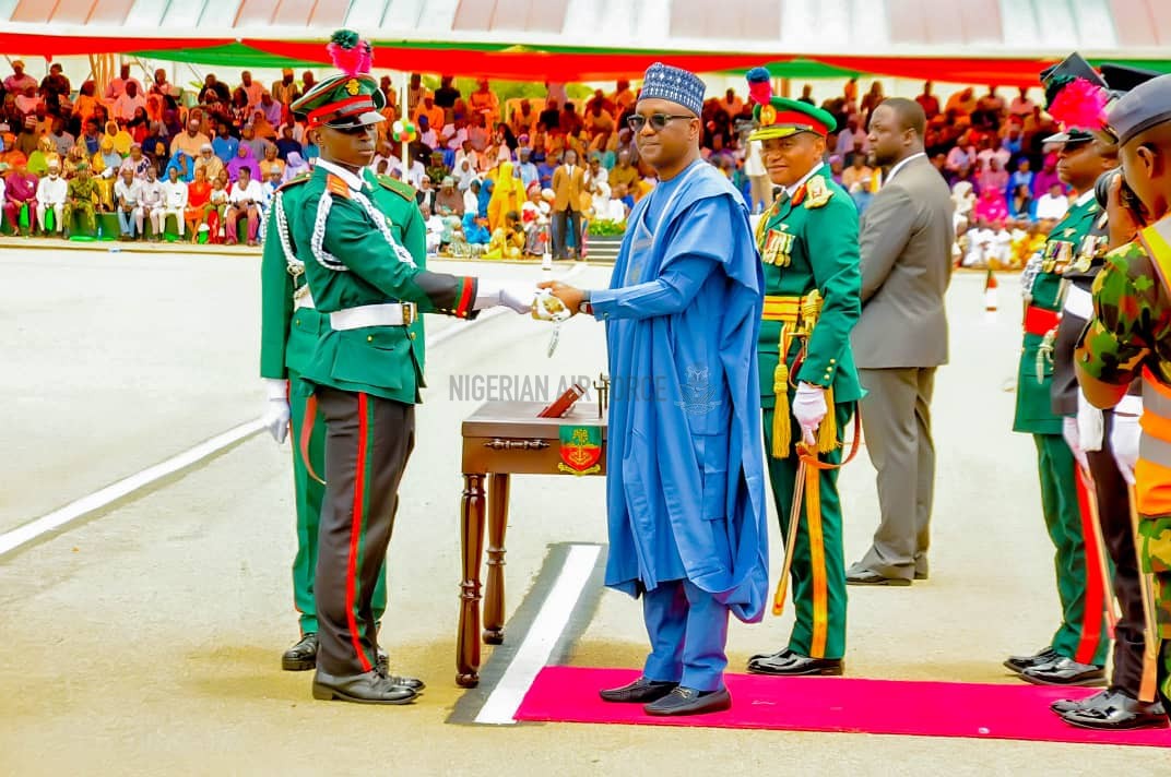 NAF OFFICER CADET PA OLAYINKA WINS SWORD OF HONOUR AT NDA 71 RC POP