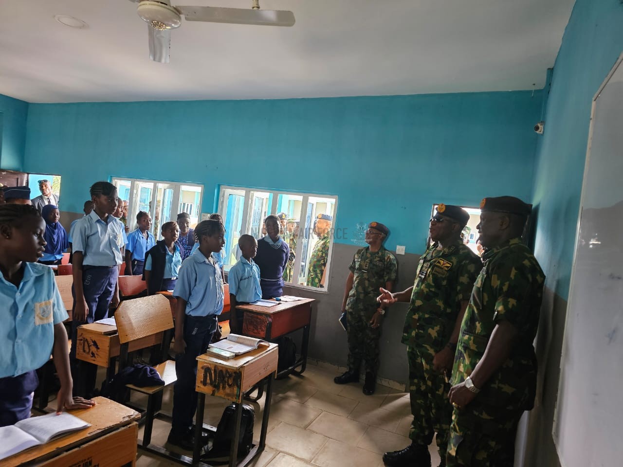 SAFETY, WELLBEING AND ACADEMIC EXCELLENCE OF OUR STUDENTS ARE TOP PRIORITIES, SAYS CAS AS HE TOURS AIR FORCE COMPREHENSIVE SCHOOL IBADAN