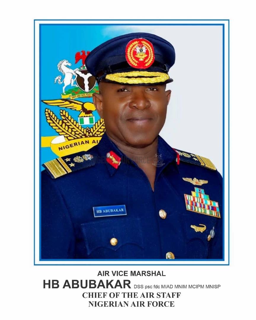 AVM HB ABUBAKAR APPOINTED 22ND CHIEF OF THE AIR STAFF